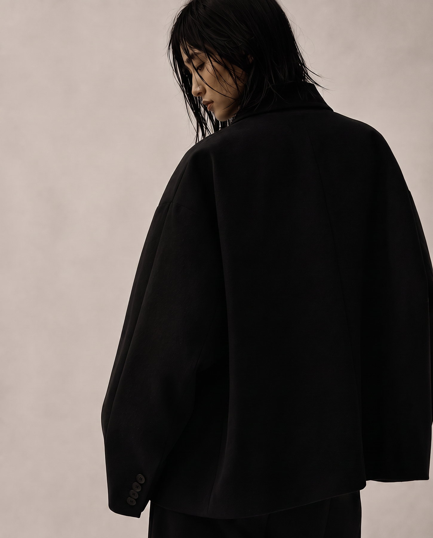 JACKET 01 — structured wool blend