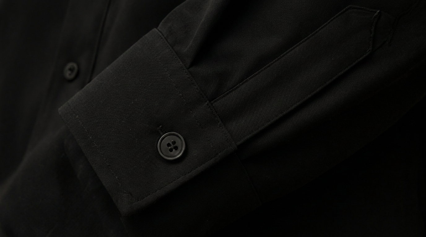 Cuff and button detail of SHIRT 05